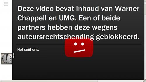 Klik op de afbeelding voor een grotere versie

Naam:  youtube wegens auteursrechtschending geblokkeerd.jpg‎
Bekeken: 85
Grootte:  219,3 KB
ID: 90230