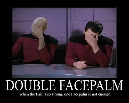 Klik op de afbeelding voor een grotere versie

Naam:  double-facepalm.jpg
Bekeken: 79
Grootte:  50,0 KB
ID: 68395